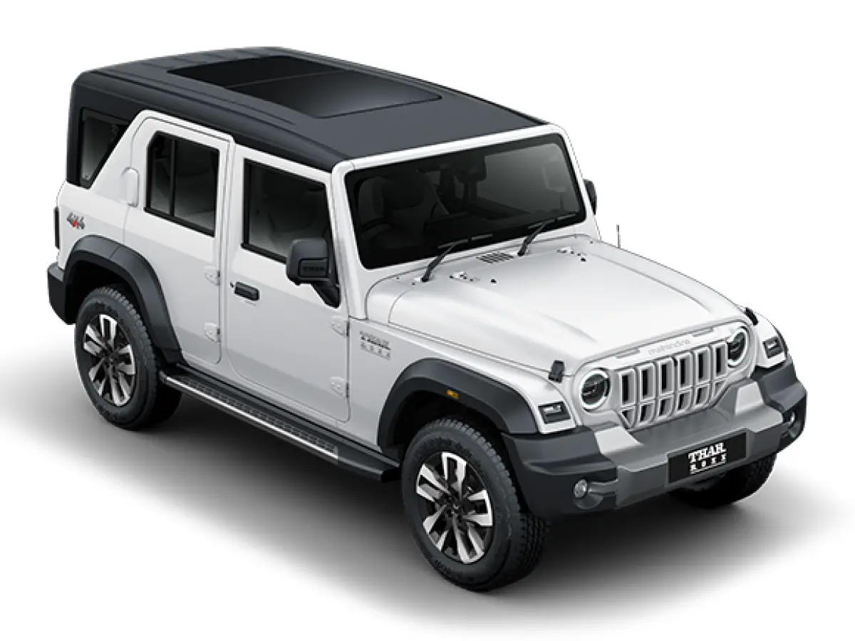 Mahindra Thar ROXX EVEREST WHITE